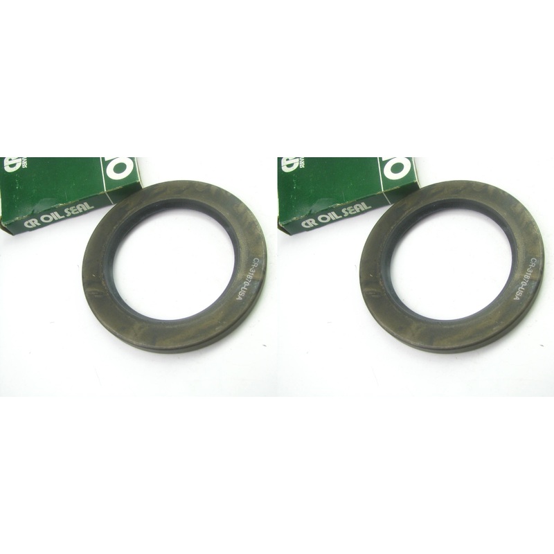 (2) Chicago Rawhide 31870 Rear Wheel Seals - 4.631'' OD X 3.188'' ID - PT6358
