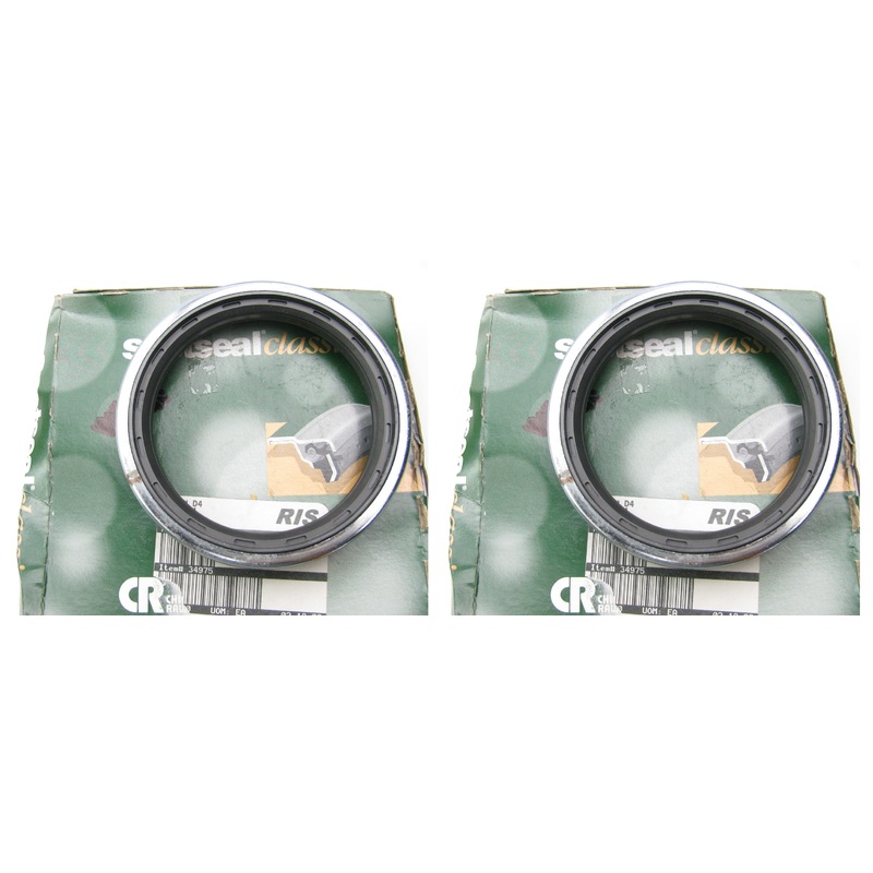 (2) Chicago Rawhide 34975 Front Wheel Seals - 4.552 OD X 3.5 ID X 0.862 W