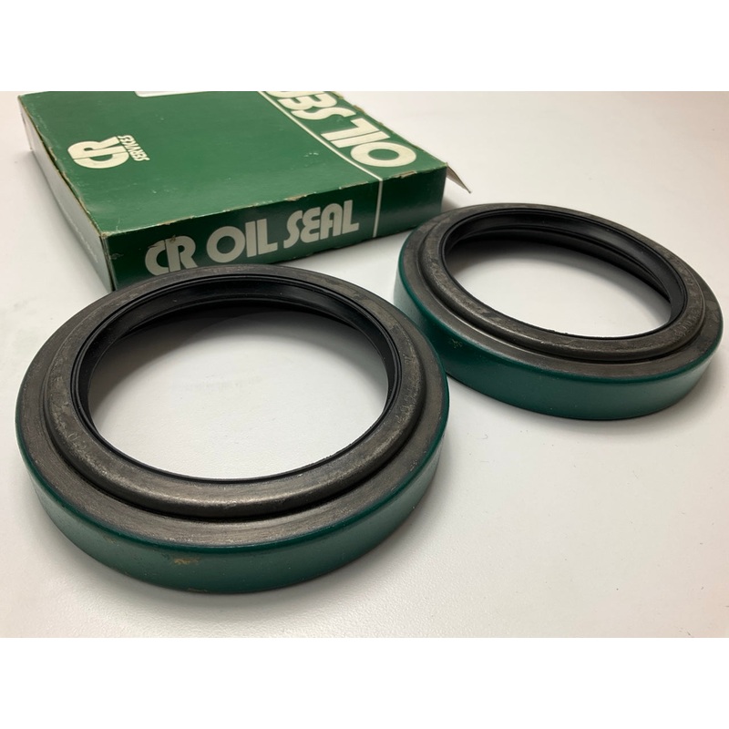 (2) Chicago Rawhide 35062 Wheel Seal - Front Inner - 370001A