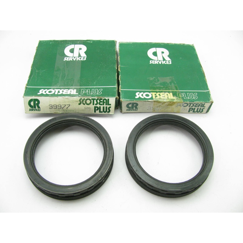 (2) Chicago Rawhide 39977 Wheel Oil Seal - 5.132'' OD X 3.875'' ID X 0.605'' Wide