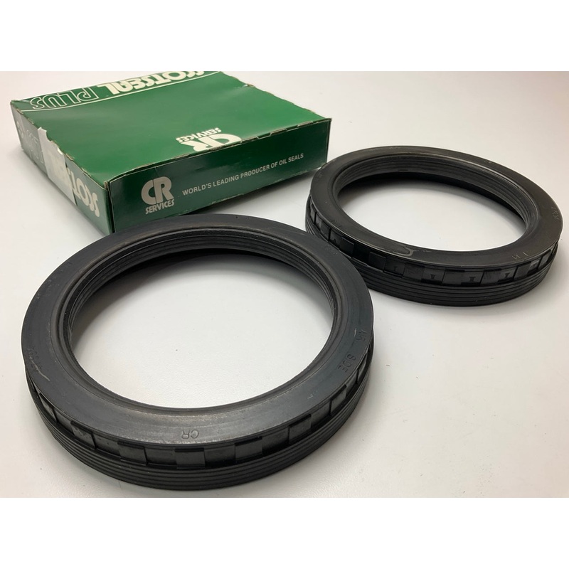 (2) Chicago Rawhide 47694 Wheel Seals - 3.672'' OD X 2.496'' ID X 0.315'' Wide