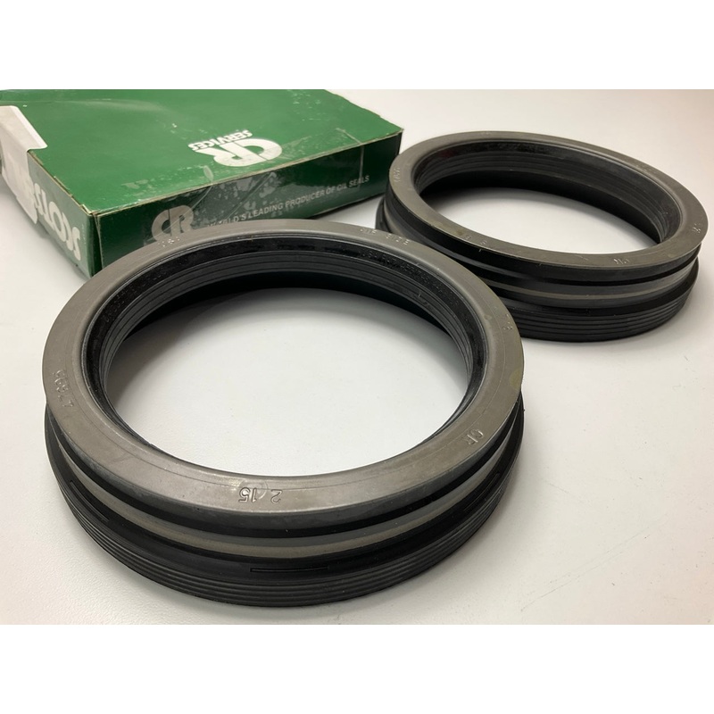 (2) Chicago Rawhide 47695 Rear Inner Wheel Seals - 4.381 OD X 3 ID X 0.438 W