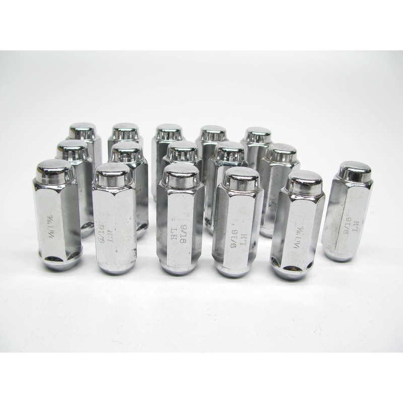 (16) NEW - UNBOXED 76198 Duplex Acorn Lug Nuts (7/8'' HEX) 9/16''