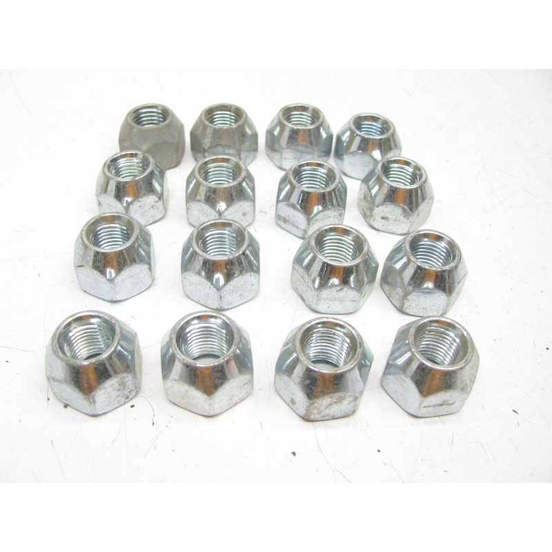 (16) UNBOXED - 70078 - Acorn Open End Wheel Lug Nuts (13/16'' HEX) 7/16''