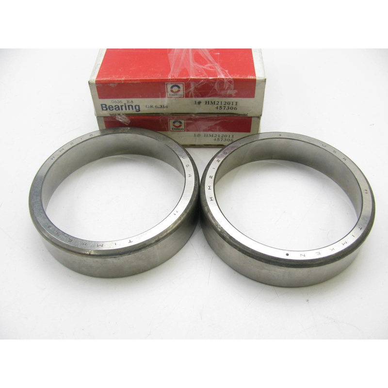 (2) Acdelco 457306 Wheel Bearing Race Cup Front / Rear