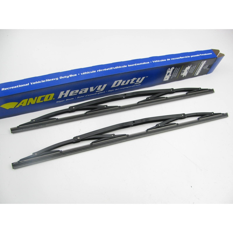 (2) Anco 50-22 Heavy Duty Windshield Wiper Blade - 22'' - PAIR OF WIPER BLADES
