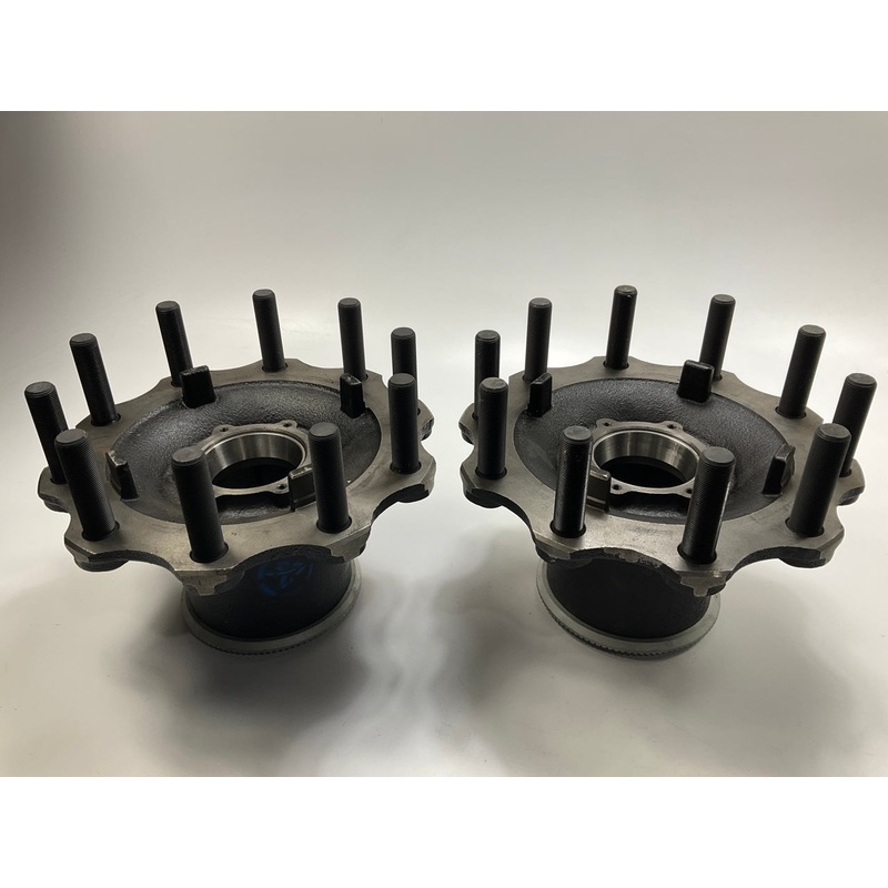 (2) Automann 150.S1101.S1 Front Steer Hub Assembly Outboard For Aluminum Wheel