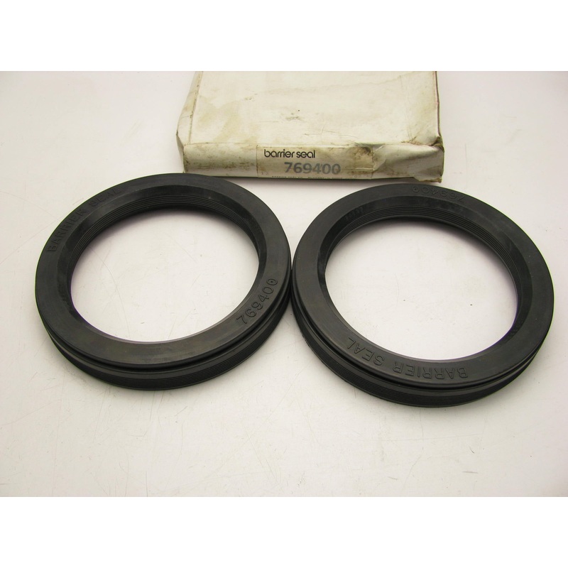 (2) Barrier Seal 769400 Wheel Seal - 6.506'' OD X 4.875'' ID X 1.00'' Wide
