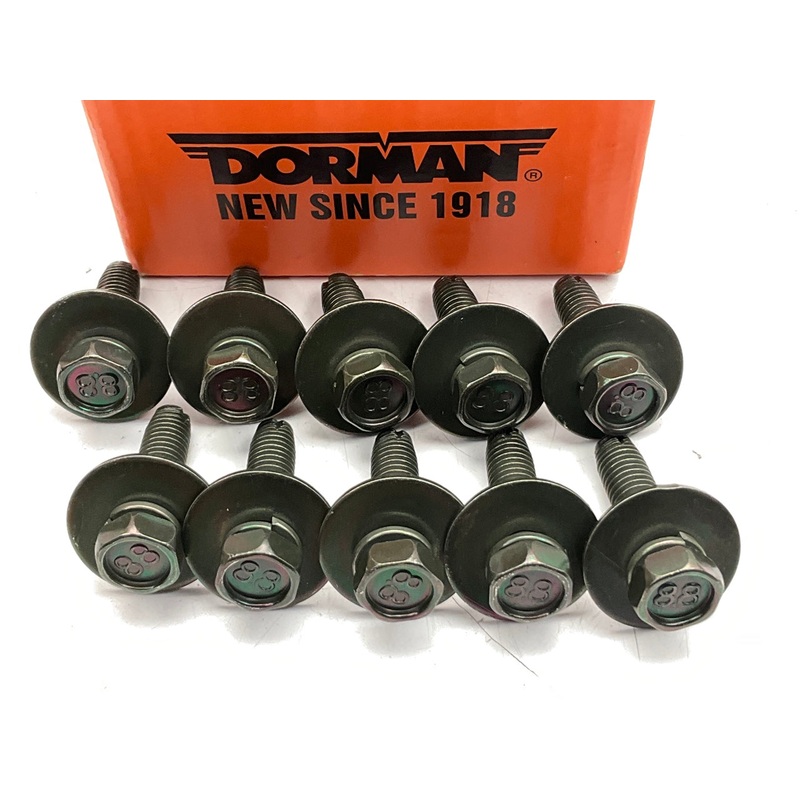 (10) Dorman 700-083 Splash Shield Retainer Bolts With Washer - Toyota