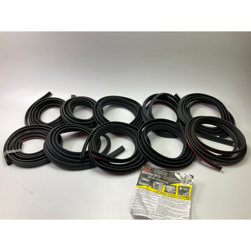 (10) Magic Mounts 3557 Self-Adhesive Weatherstrip Seal 9/16'' Wide, 7/8'' T, 10FT