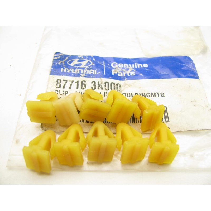 (10) NEW GENUINE FRONT Door Waist Line Molding Clips OEM For Hyundai 877163K000