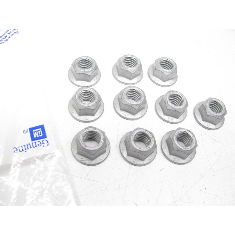 (10) NEW GENUINE OEM GM Body Front Mount Bracket NUTS 9442946