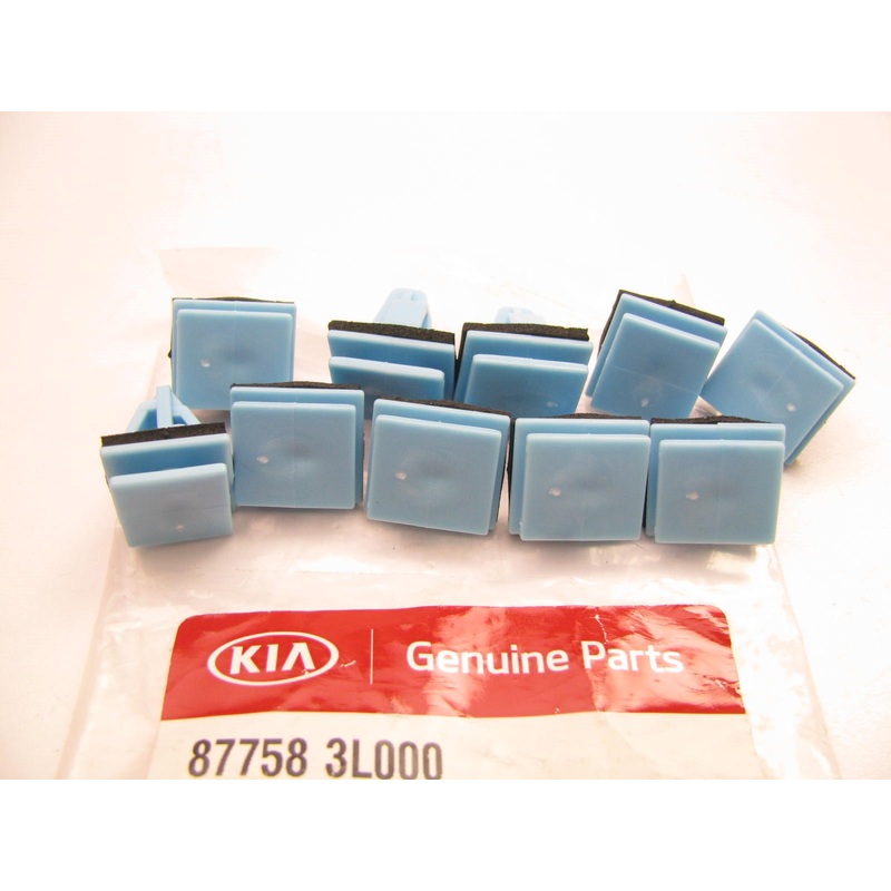 (10) NEW GENUINE Rocker Panel Molding Clips 877583L000 OEM For Kia