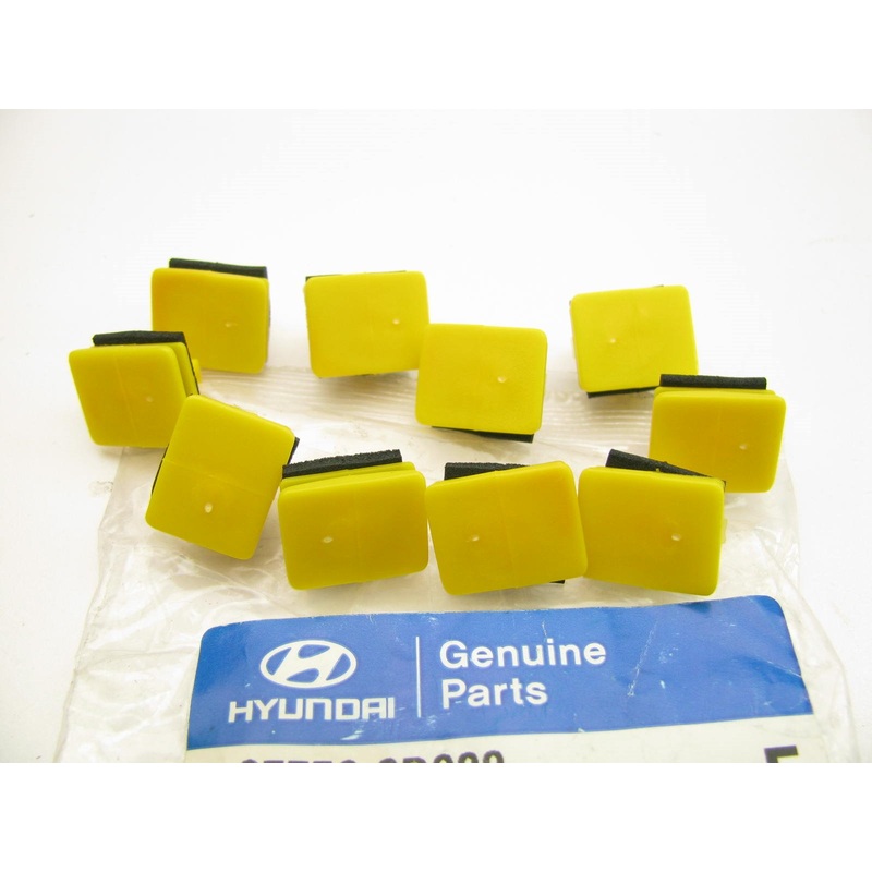 (10) NEW GENUINE Rocker Panel Molding Clips OEM For Hyundai 877583D000