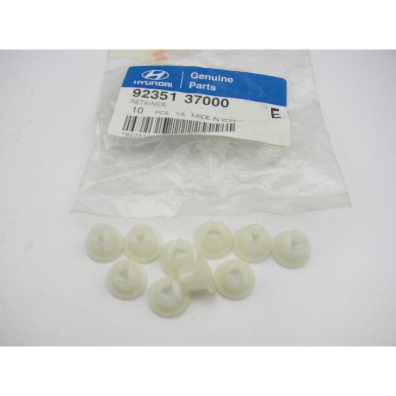 (10) New Headlamp Bumper Cover Fastener Retainers OEM For Hyundai 9235137000