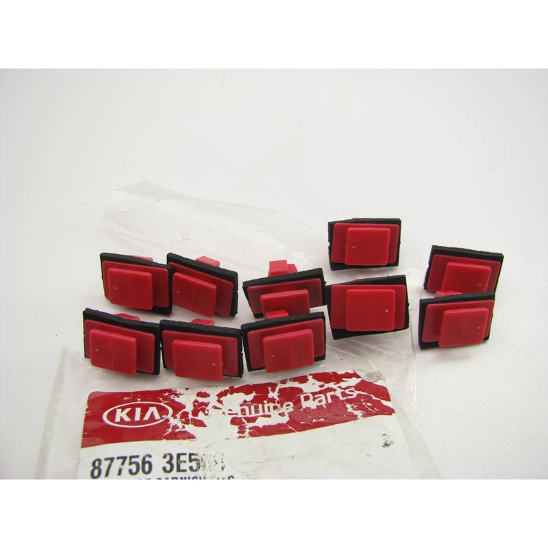 (10) NEW - OEM 877563E500 Wheel Fender Flare Molding Retainer Clips For Kia