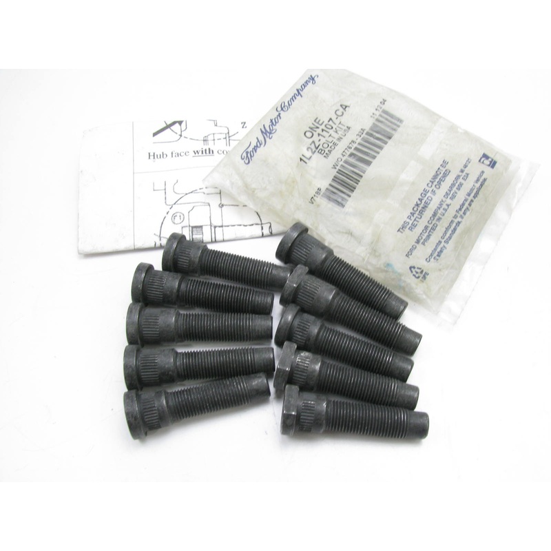 (10) NEW - OEM Ford 1L2Z-1107-CA Wheel Lug Studs