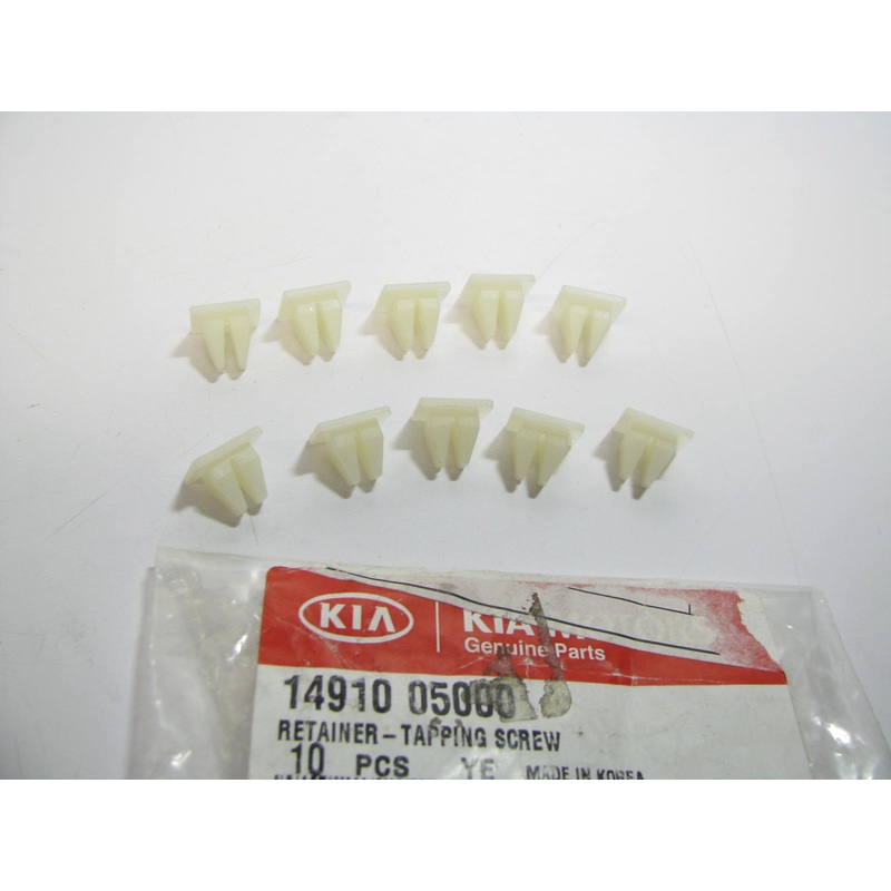 (10) NEW - OEM Front Bumper Cover Retainer Clips OEM For Kia 1491005000