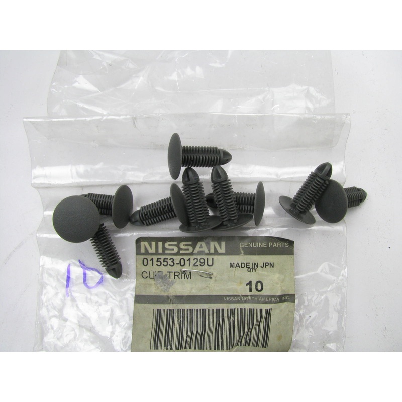 (10) New OEM Rear Bumper Cover Retainer Clips 015530129U For 05-12 Pathfinder