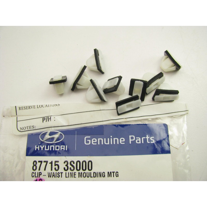 (10) NEW Waist Line Moulding Mounting Retainer Clips OEM For 2015-2017 Sonata