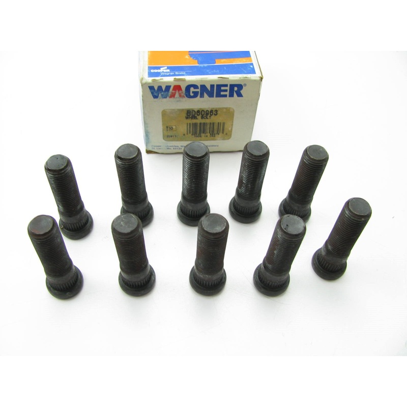 (10) Wagner BD60963 REAR Wheel Lug Stud Bolts