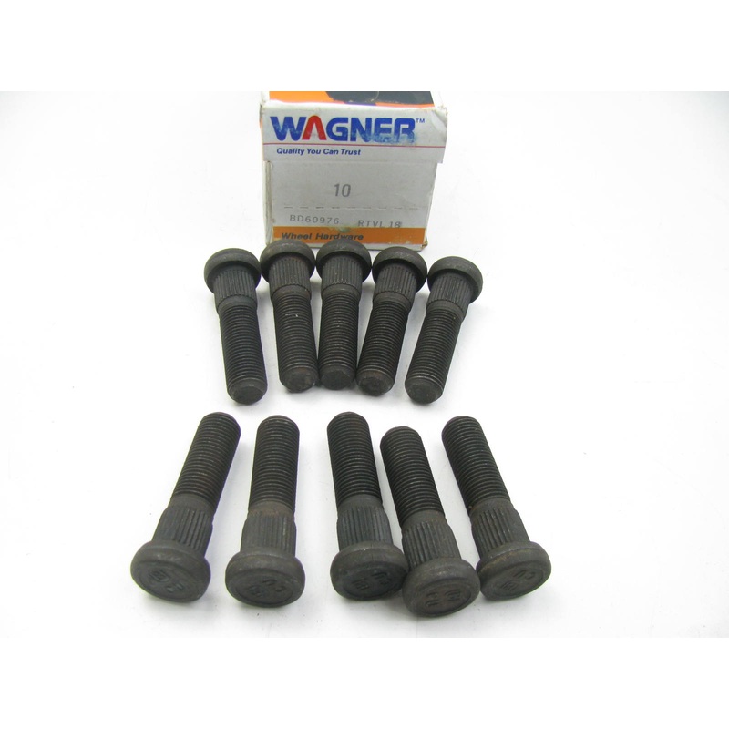 (10) Wagner BD60976 Rear Wheel Lug Studs For 1974-1988 Jeep J20