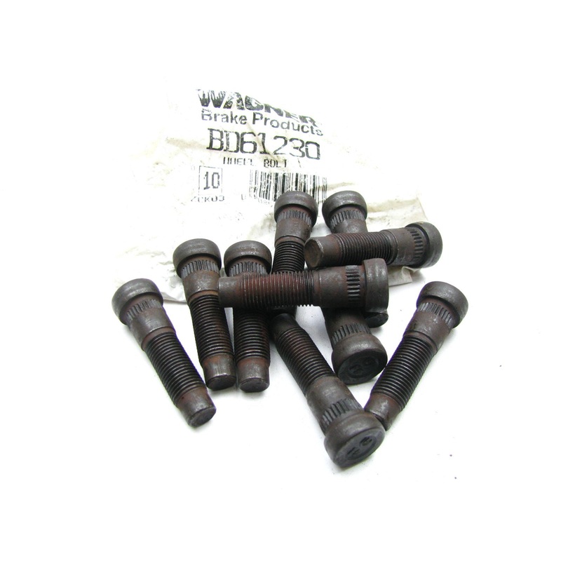 (10) Wagner BD61230 FRONT Wheel Lug Stud Bolts