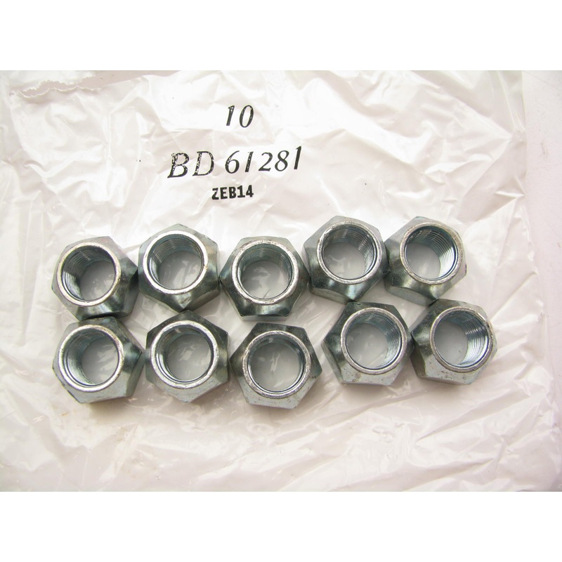 (10) Wagner BD61281 Wheel Lug Nuts - Front / Rear