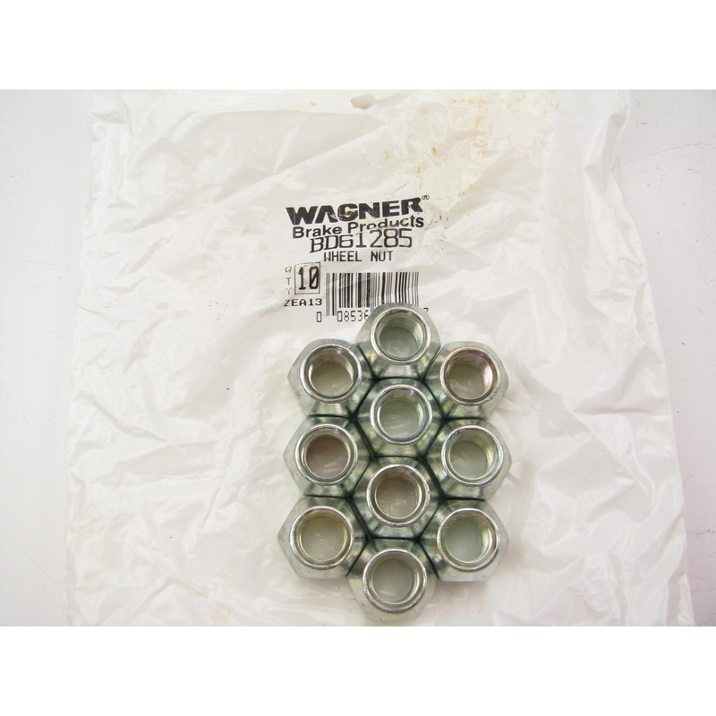 (10) Wagner BD61285 Wheel Lug Nuts - Front / Rear