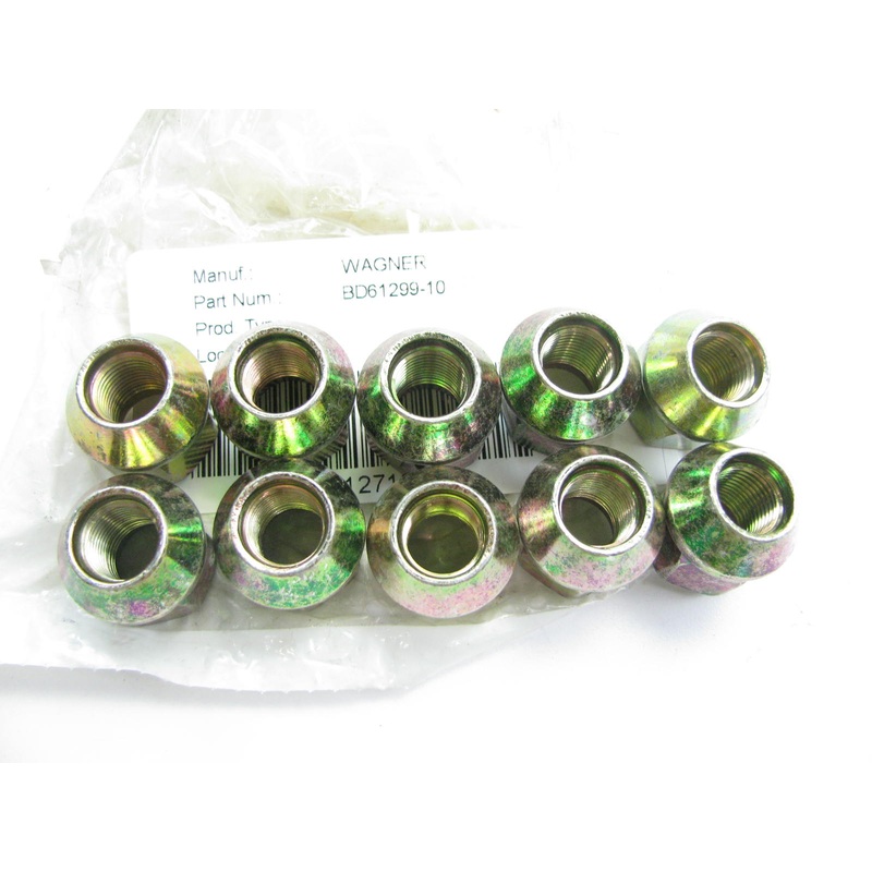(10) Wagner BD61299 Wheel Lug Nuts - Front / Rear