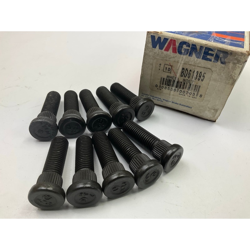 (10) Wagner BD61395 Rear Wheel Lug Studs