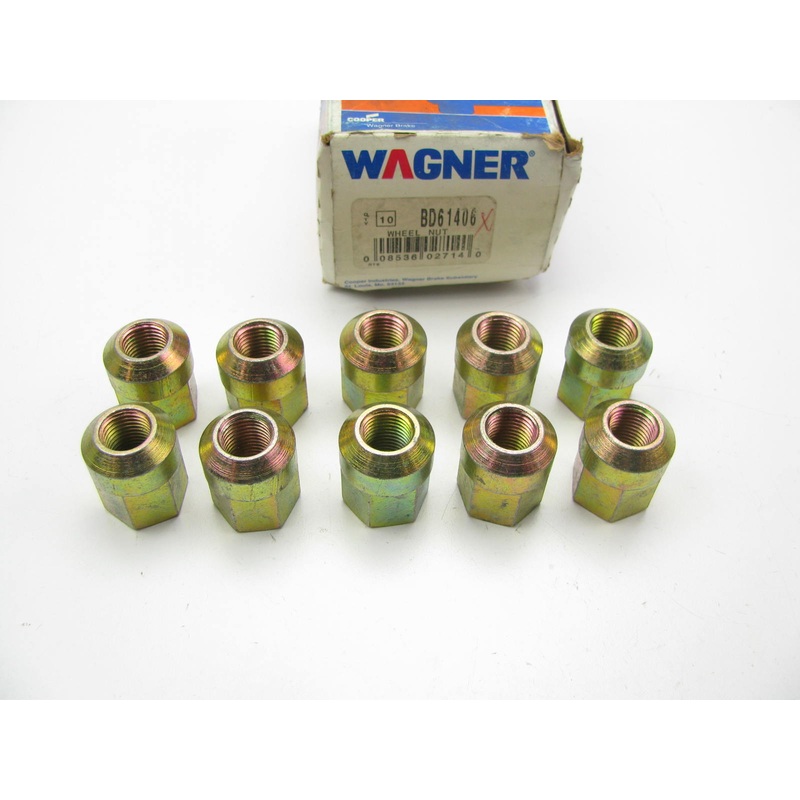 (10) Wagner BD61406 Wheel Lug Nuts