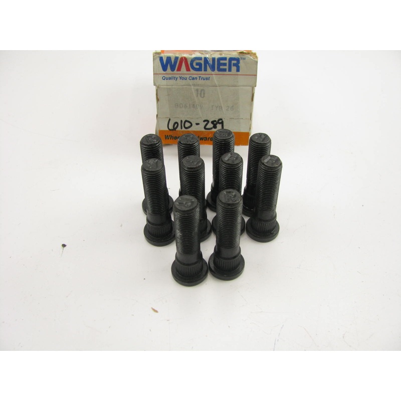(10) Wagner BD61409 Front Wheel Lug Studs For 1987-1990 Dodge Dakota 4WD ONLY
