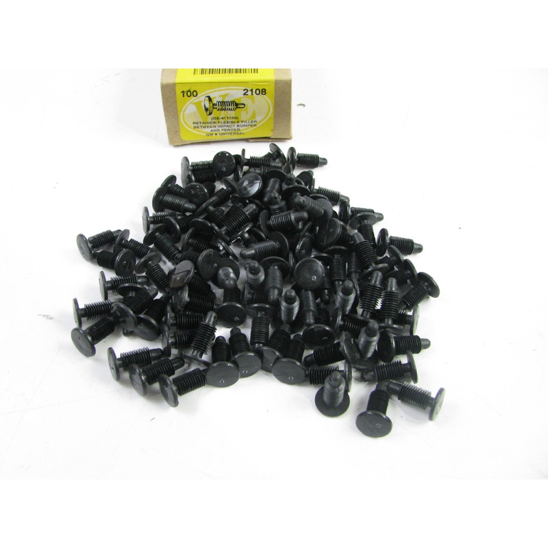 (100) WE 2108 Bumper Trim Retainer Replaces GM 411700