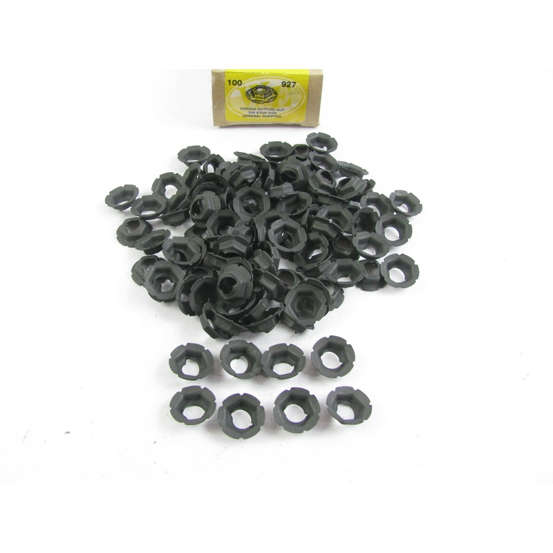 (100) WE 927 GENERAL PURPOSE THREAD CUTTING NUT .330 STUD SIZE