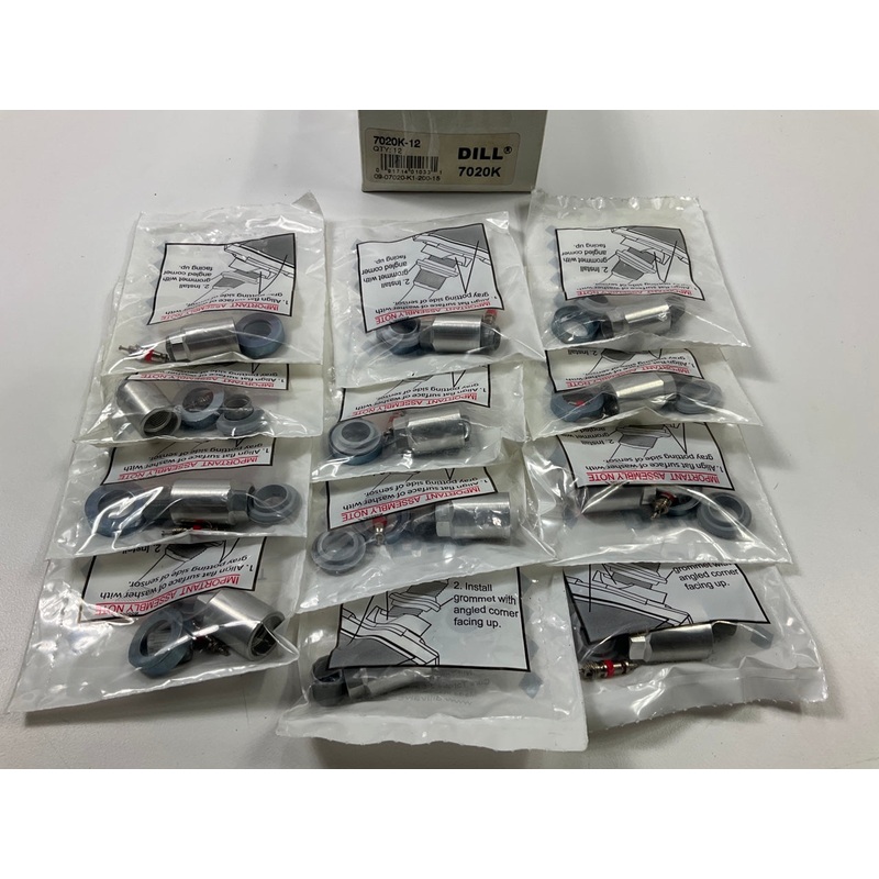 (12) Dill 7020K TPMS Tire Pressure Monitor Sensor Service Kit