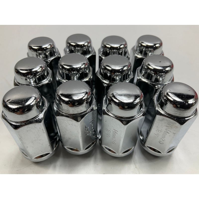 (12) Gorilla 76108HT Duplex Acorn Heat Treat Lug Nuts (7/8'' HEX) 14mm X 2.00