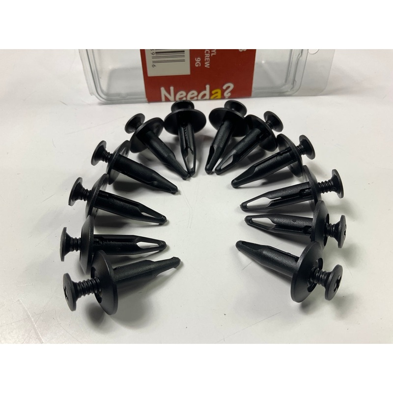 (12) PCs - Needa 479710B Exterior Bumper Cover Radiator Shroud Retainer Clips