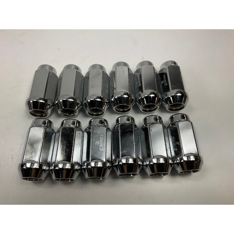 (12) Unboxed Gorilla 76148 Wheel Lug Nuts 14mm X 1.50 Duplex Acorn