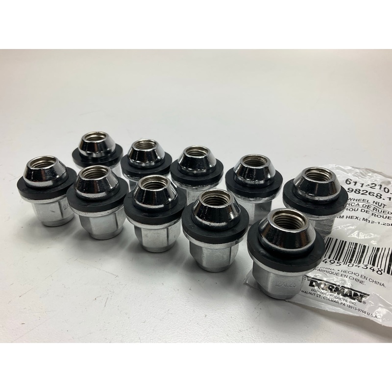 (10) Dorman 611-210 Wheel Lug Nuts