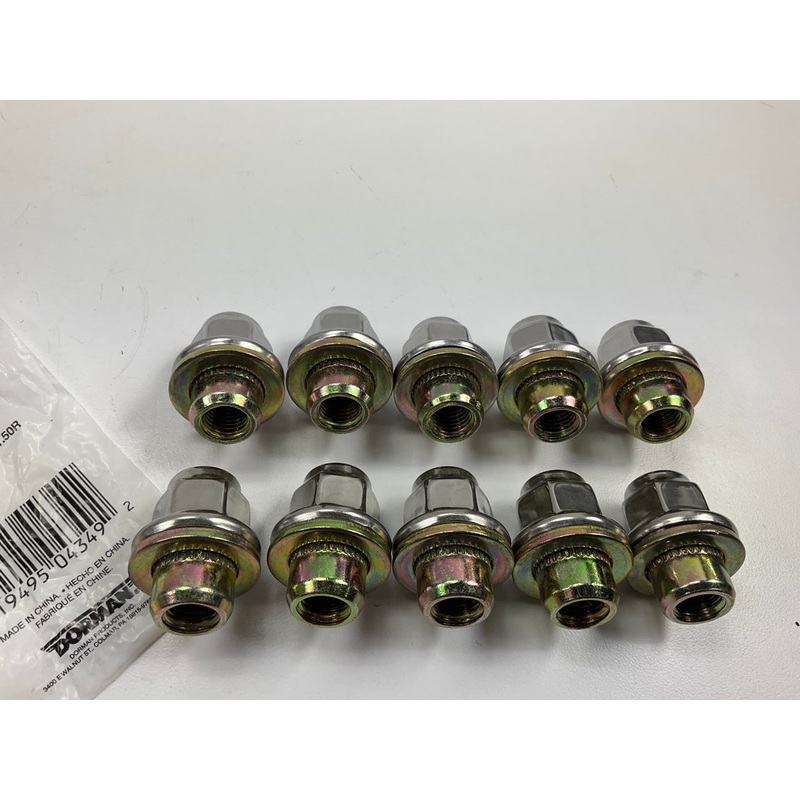 (10) Dorman 611-211-10 Wheel Lug Nuts