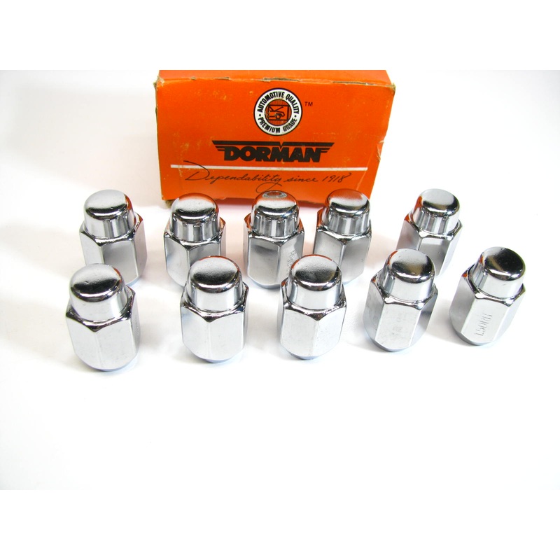 (10) Dorman 611-100 Mag-Bright Wheel Lug Nut - Front / Rear