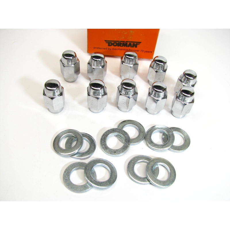 (10) Dorman 611-103 Mag Short Shank Wheel Lug Nut - M12-1.25
