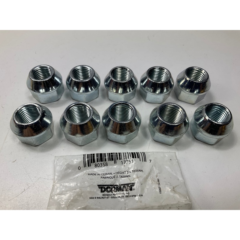 (10) Dorman 611-110 Wheel Lug Nuts