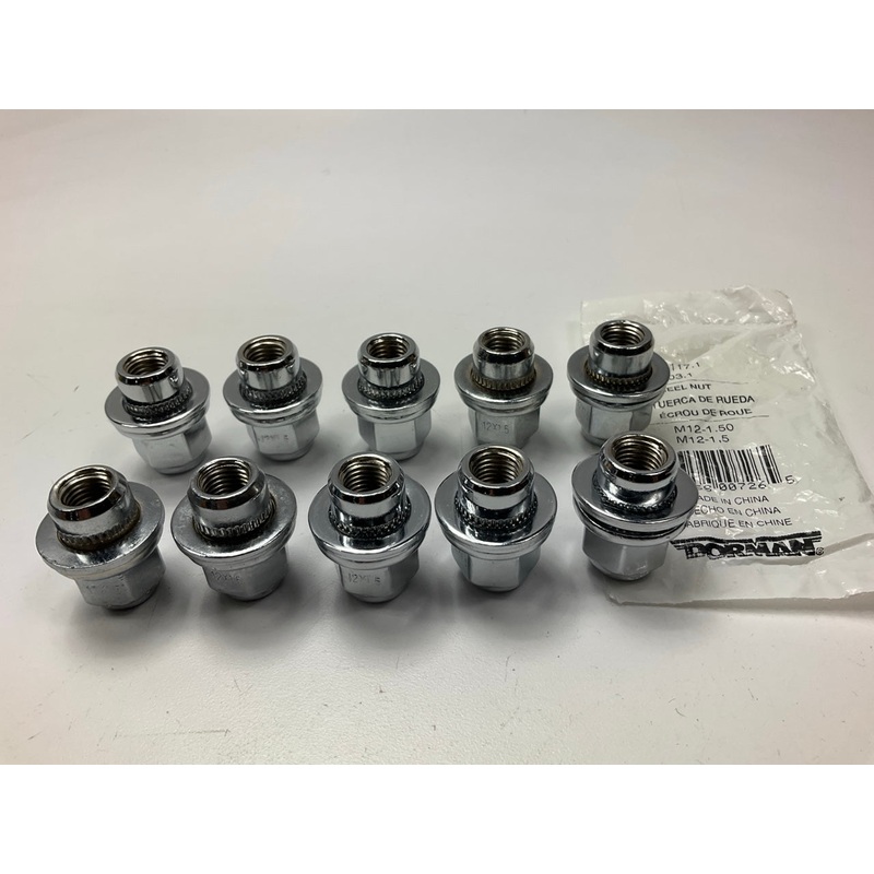 (10) Dorman 611-117 Wheel Lug Nuts