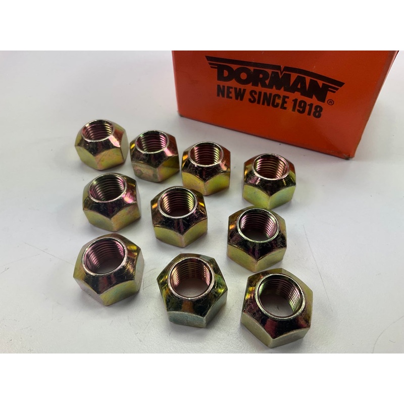 (10) Dorman 611-147 Wheel Lug Nut M14-1.50 Standard - 22mm Hex, 15.5mm Length