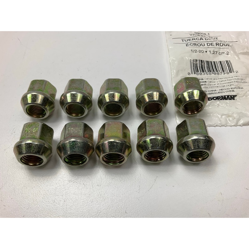 (10) Dorman 611-163 Wheel Lug Nuts