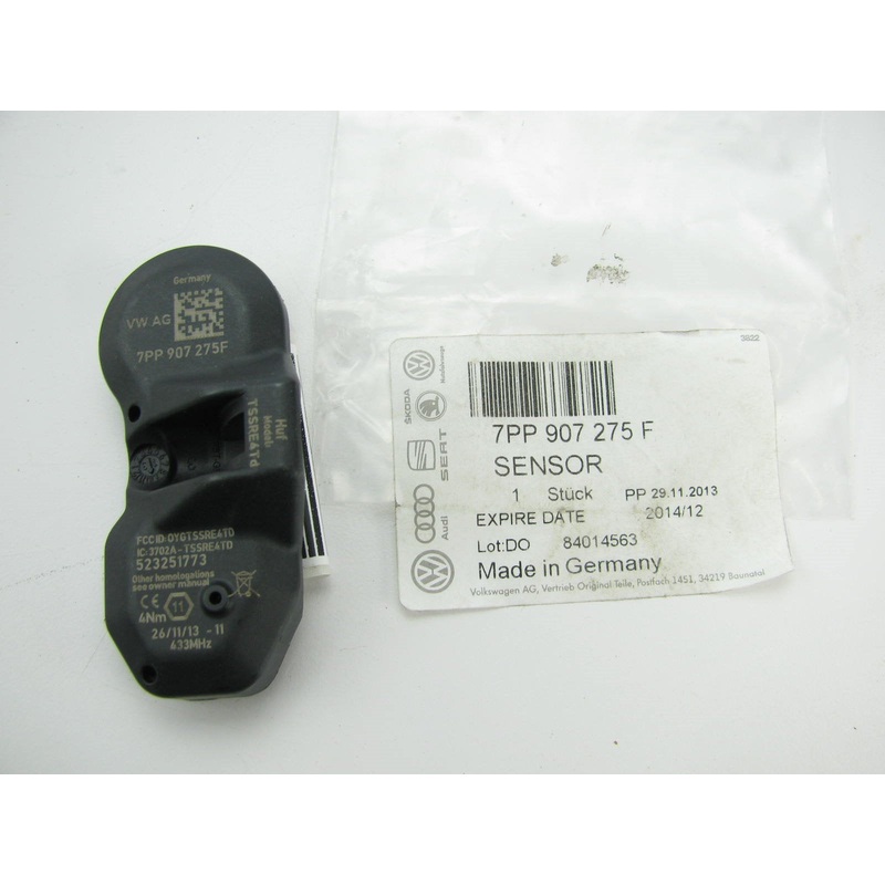 (1) NEW Genuine OEM For VW Audi 7PP907275F TPMS Tire Pressure Monitor Sensor