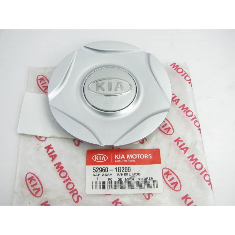 (1) New Genuine Wheel Center Cap OEM For 2006-2007 Kia Rio BASE MODEL 529601G200