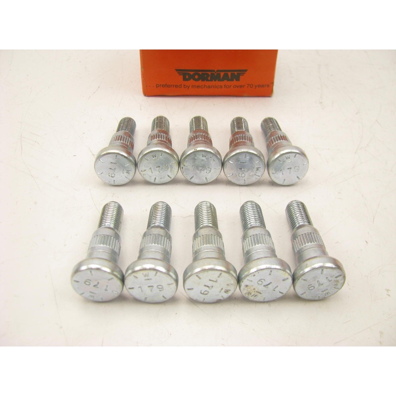 (10) Dorman 610-179 Wheel Lug Studs - Front